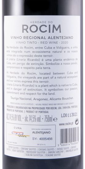 2020 Herdade do Rocim red