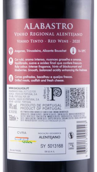2020 Bacalhôa Alabastro tinto