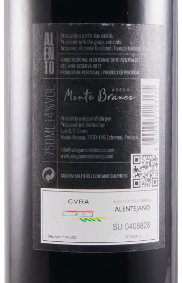 2017 Alento Reserva red