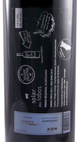 2015 Solar dos Lobos Exclusive Collection tinto
