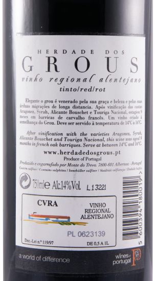 2011 Herdade dos Grous red