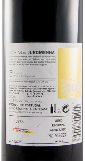 2005 Aldeias de Juromenha Garrafeira tinto