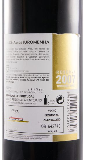 2007 Aldeias de Juromenha Reserva tinto