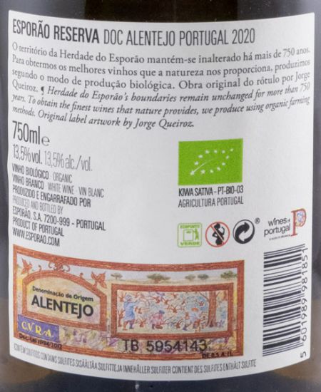 2020 Esporão Reserva organic white