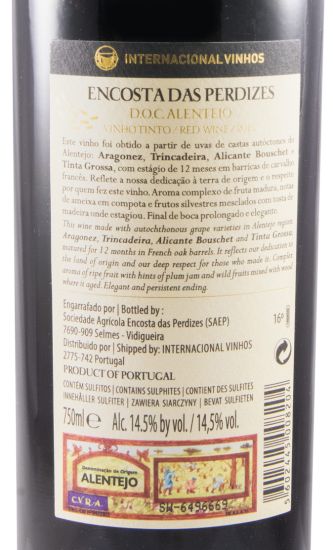 2015 Encosta das Perdizes Assinatura Paulo Laureano tinto