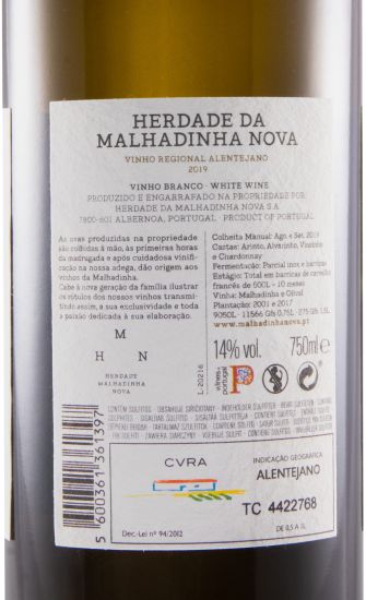 2019 Malhadinha branco
