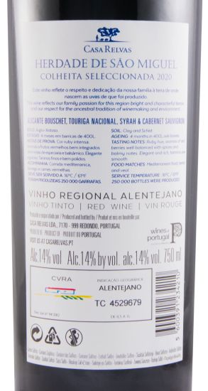 2020 Herdade de São Miguel Colheita Seleccionada tinto