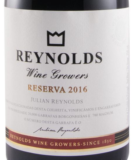 2016 Julian Reynolds Reserva red