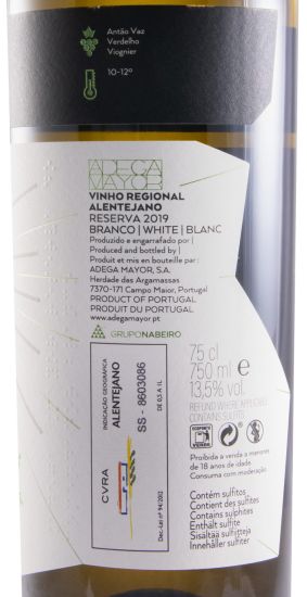 2019 Adega Mayor Reserva do Comendador branco