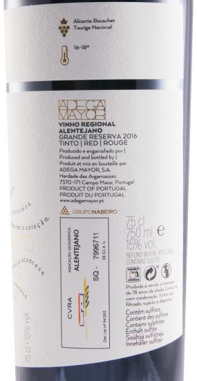 2016 Adega Mayor Grande Reserva Pai Chão tinto