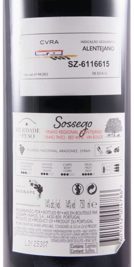 2020 Herdade do Peso Sossego tinto