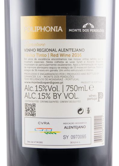2016 Poliphonia Signature tinto