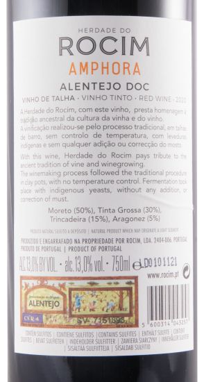 2020 Herdade do Rocim Amphora tinto