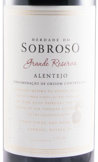2019 Herdade do Sobroso Grande Reserva red