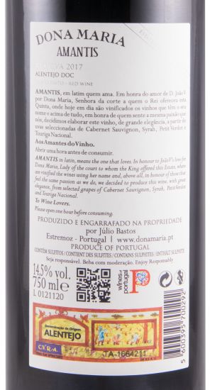 2017 Júlio Bastos Dona Maria Amantis Reserva tinto