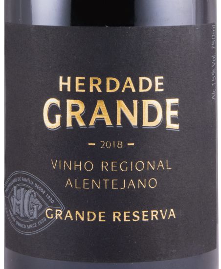 2018 Herdade Grande Grande Reserva red