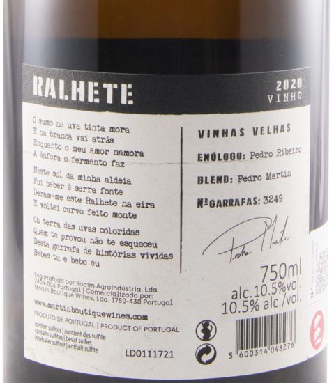 2020 Palhete Herdade do Rocim Ralhete
