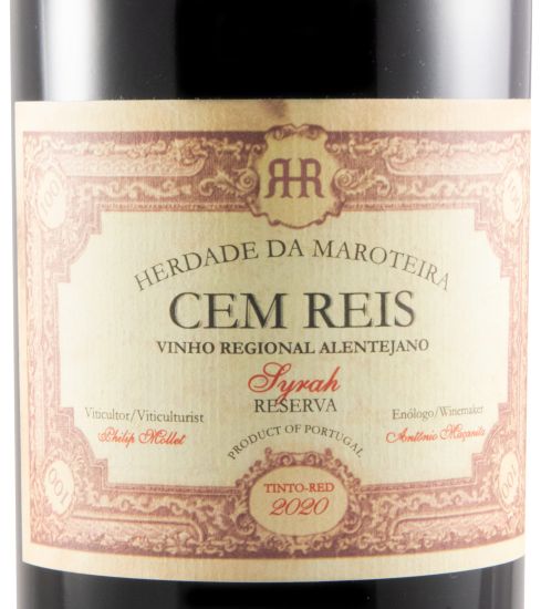 2020 Herdade da Maroteira Cem Reis Syrah Reserva tinto