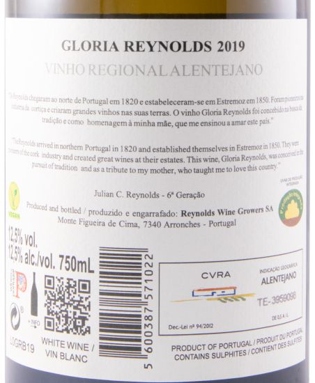 2019 Gloria Reynolds white