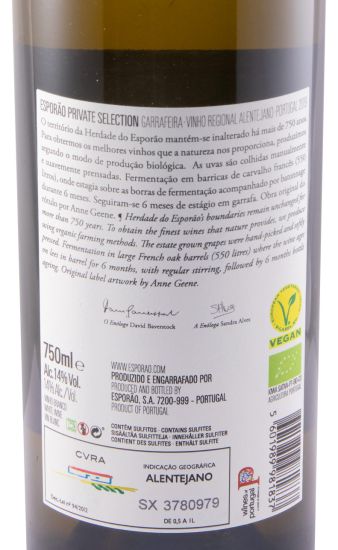 2019 Esporão Private Selection organic white