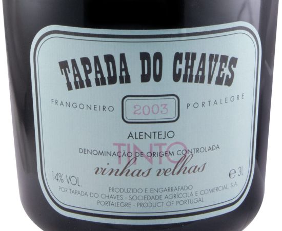 2003 Tapada do Chaves Vinhas Velhas red 3L