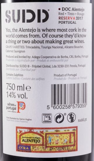 2017 SUDD Alentejo Reserva tinto