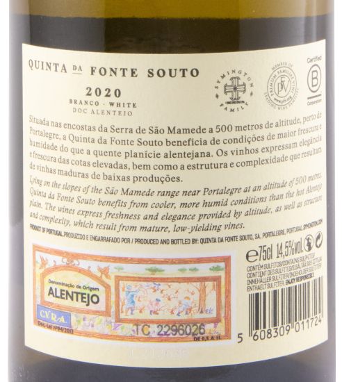 2020 Quinta da Fonte Souto branco