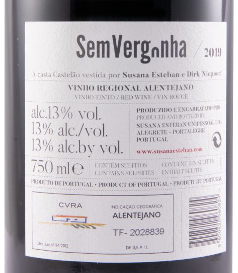 2019 Susana Esteban & Dirk Niepoort Sem Vergonha red