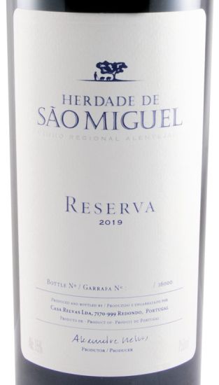 2019 Herdade de São Miguel Reserva red