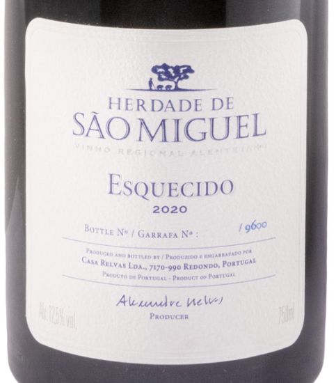 2020 Herdade de São Miguel Esquecido branco