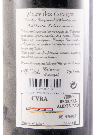 2002 Monte dos Cabaços tinto
