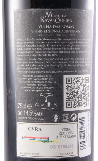 2009 Ravasqueira Vinha das Romãs tinto