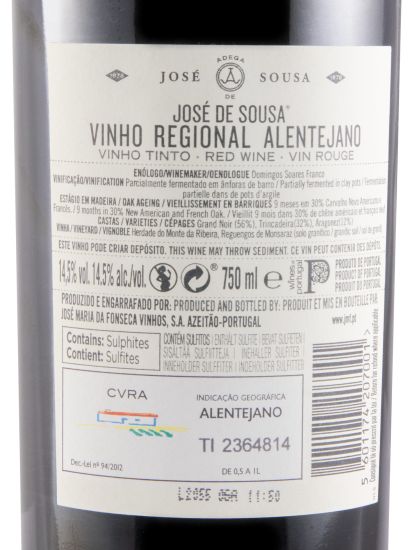 2019 José Maria da Fonseca José de Sousa tinto