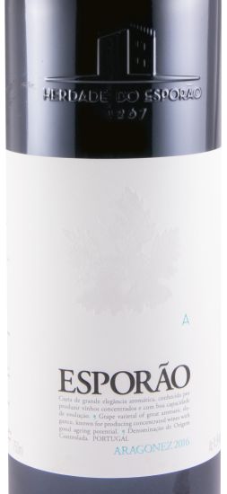 2016 Herdade do Esporão Aragonês red
