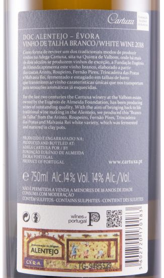 2018 Cartuxa Vinho de Talha branco