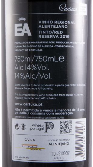 2019 Fundação Eugénio de Almeida EA Reserva tinto