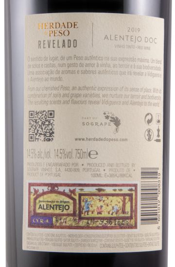 2019 Herdade do Peso Revelado red