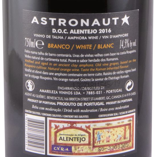 2016 Astronauta Vinho de Talha branco