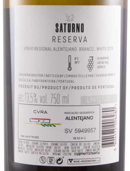2019 Saturno Reserva white