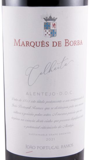 2021 João Portugal Ramos Marquês de Borba red (damaged label)