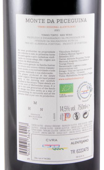 2021 Monte da Peceguina organic red
