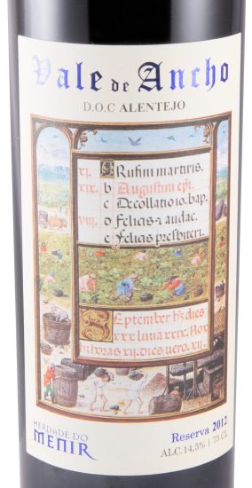 2012 Vale do Ancho Reserva red