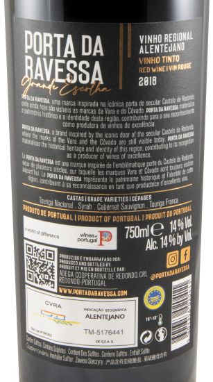 2018 Porta da Ravessa Grande Escolha tinto