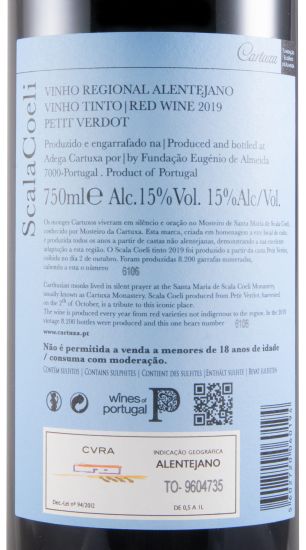 2019 Scala Coeli Petit Verdot red