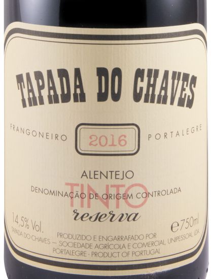 2016 Tapada do Chaves Reserva red