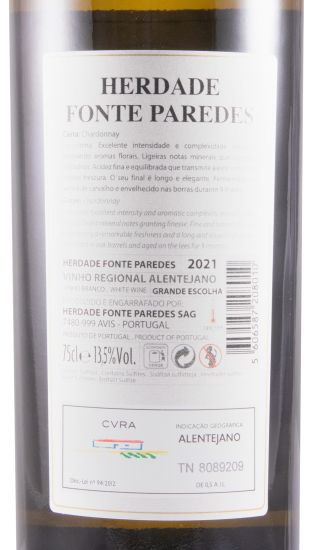 2021 Herdade Fonte Paredes Grande Escolha branco
