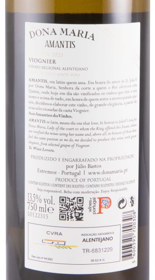 2021 Júlio Bastos Dona Maria Amantis Reserva branco