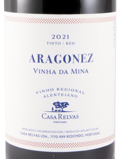 2021 Casa Relvas Vinha da Mina Aragonez tinto