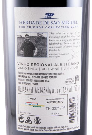 2017 Herdade de São Miguel The Friends Collection red