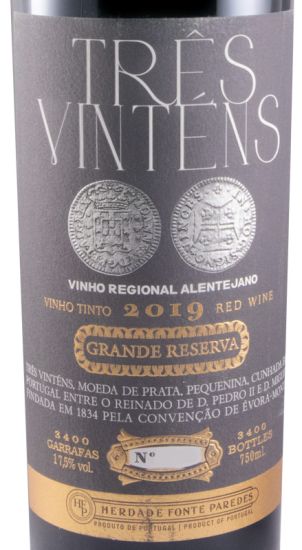 2019 Herdade Fonte Paredes Três Vinténs Grande Reserva tinto